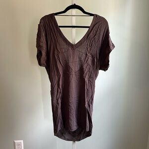 Jealous Tomato V-Neck Tunic with Low Cut Back